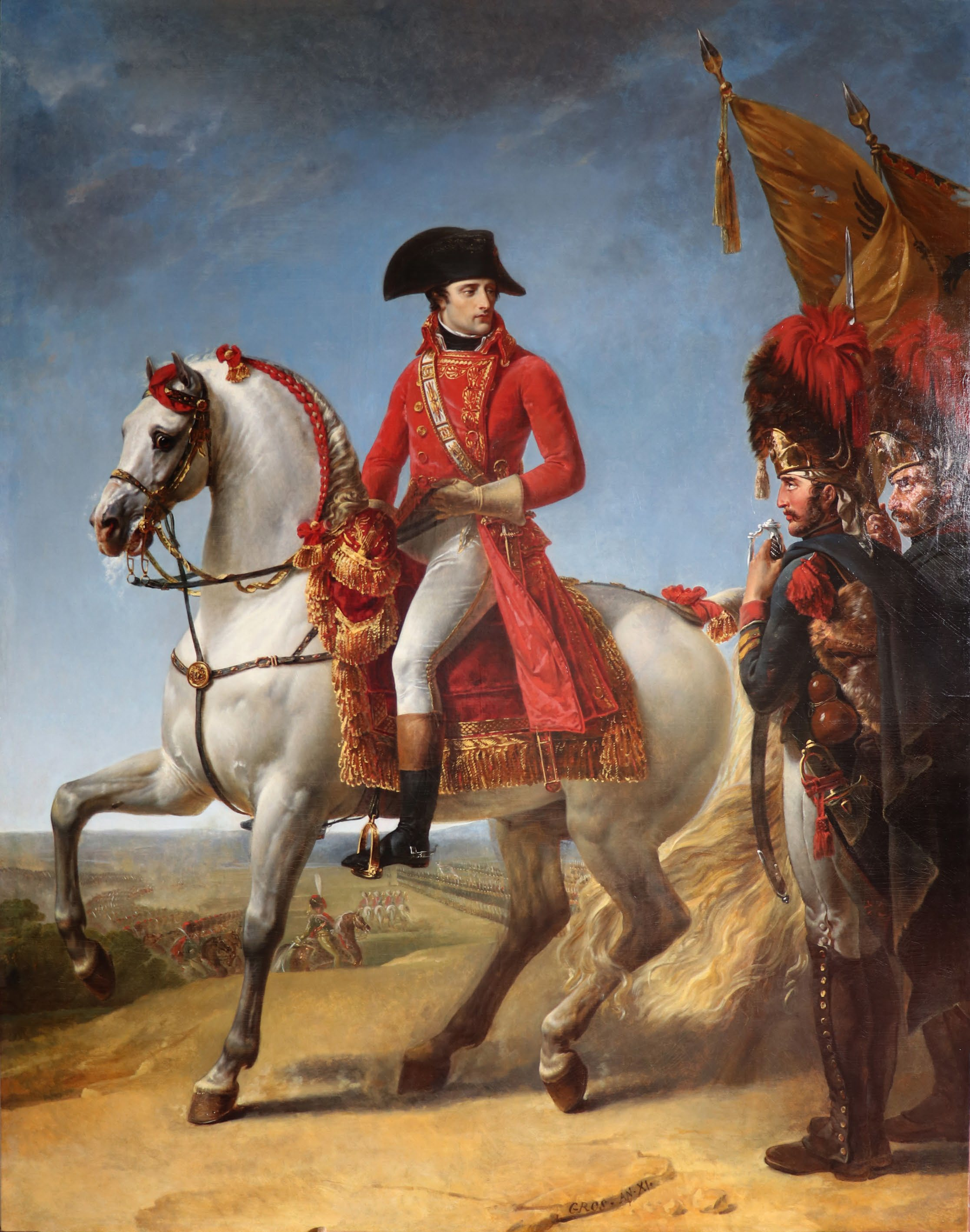 Antoine Jean GROS -Bonaparte remettant les sabres d’honneur