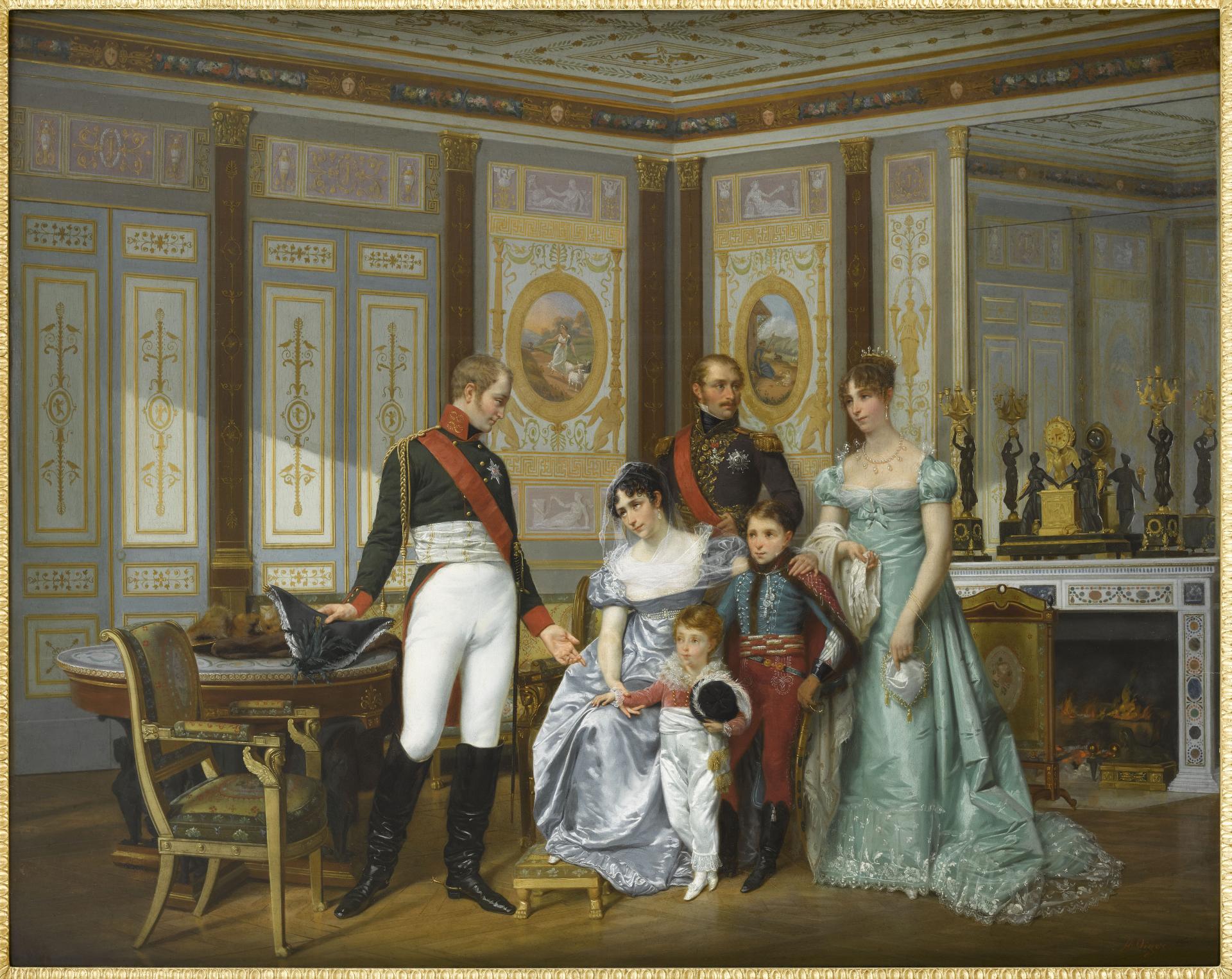 L'impératrice reçoit le Tsar Alexandre Ier à Malmaison 
