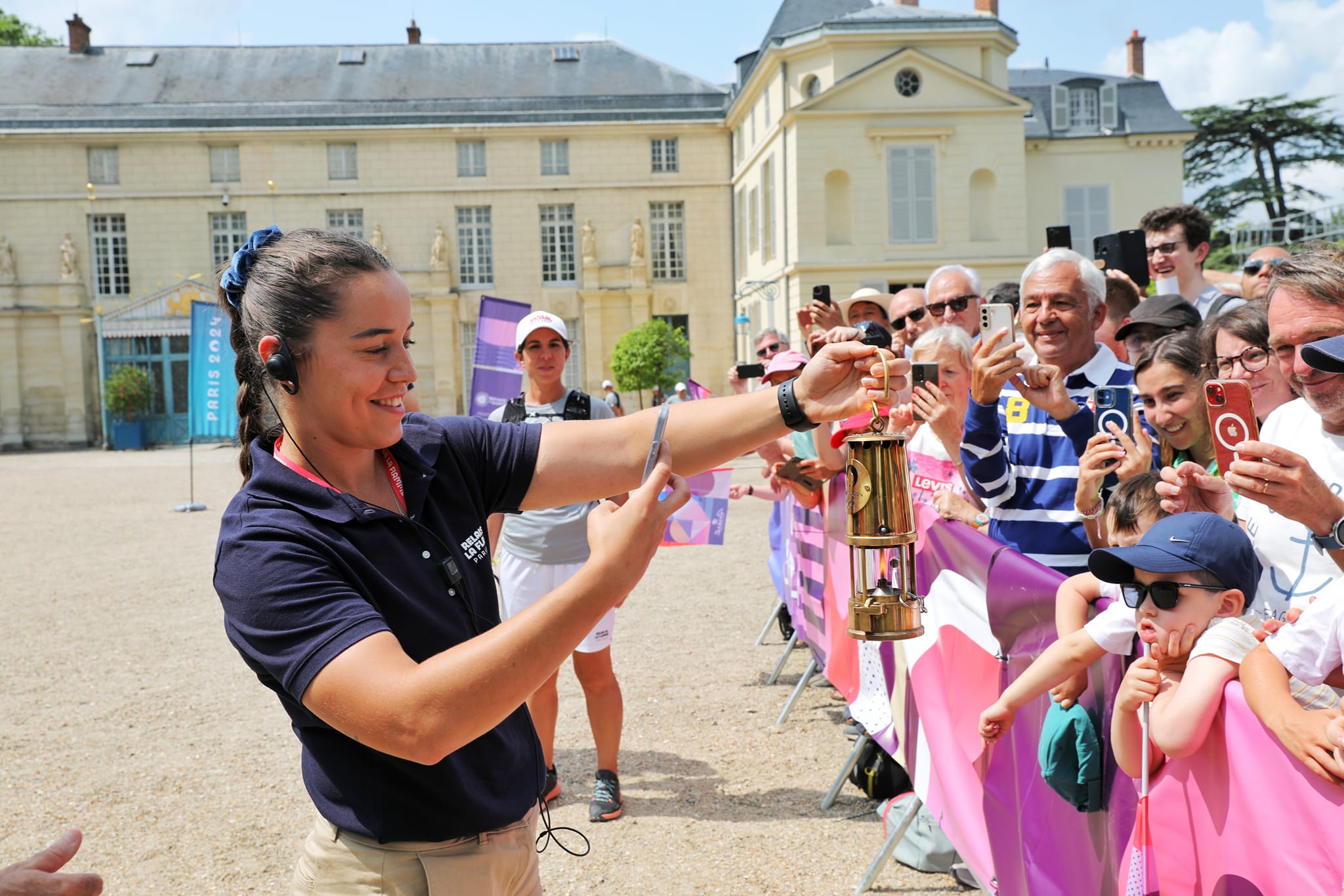 Passage flamme et public