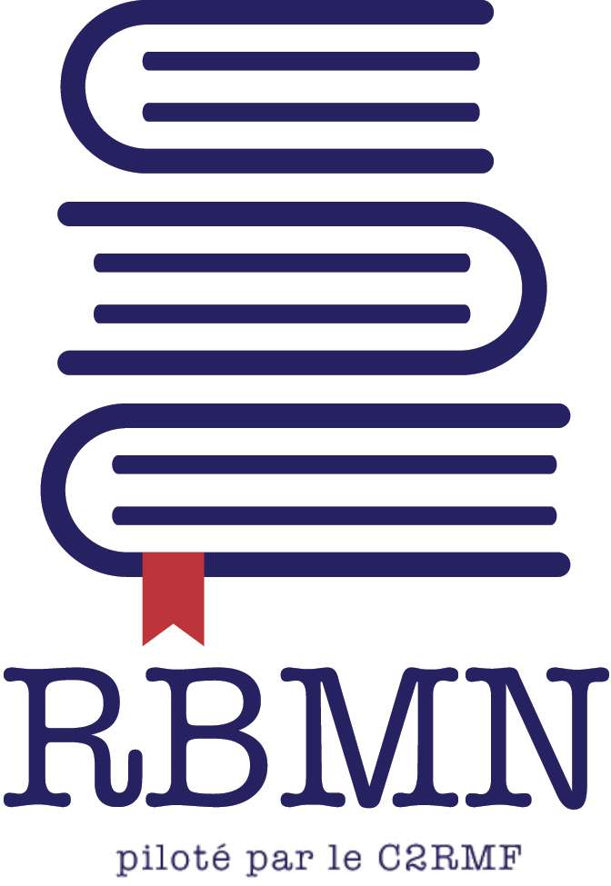 Logo bleu du Réseau des bibliothèques des musées nationaux 