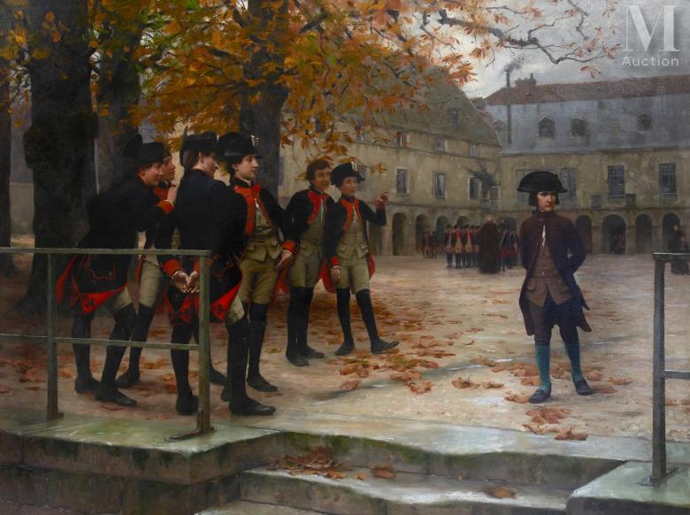 Bonaparte, nouveau à l'Ecole de Brienne ; octobre 1779 - M.Réalier-Dumas