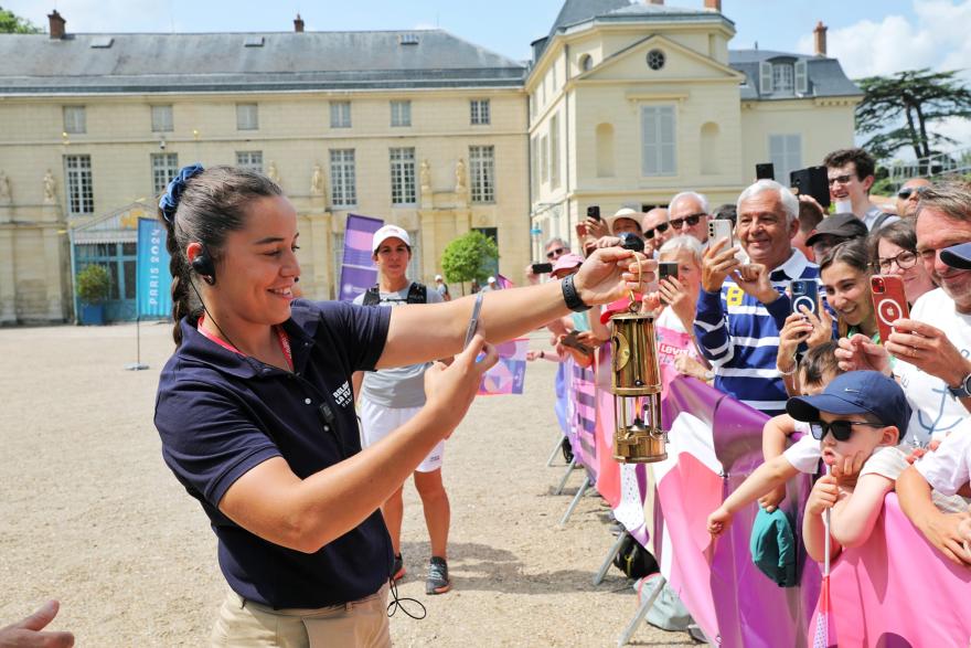 Passage flamme et public