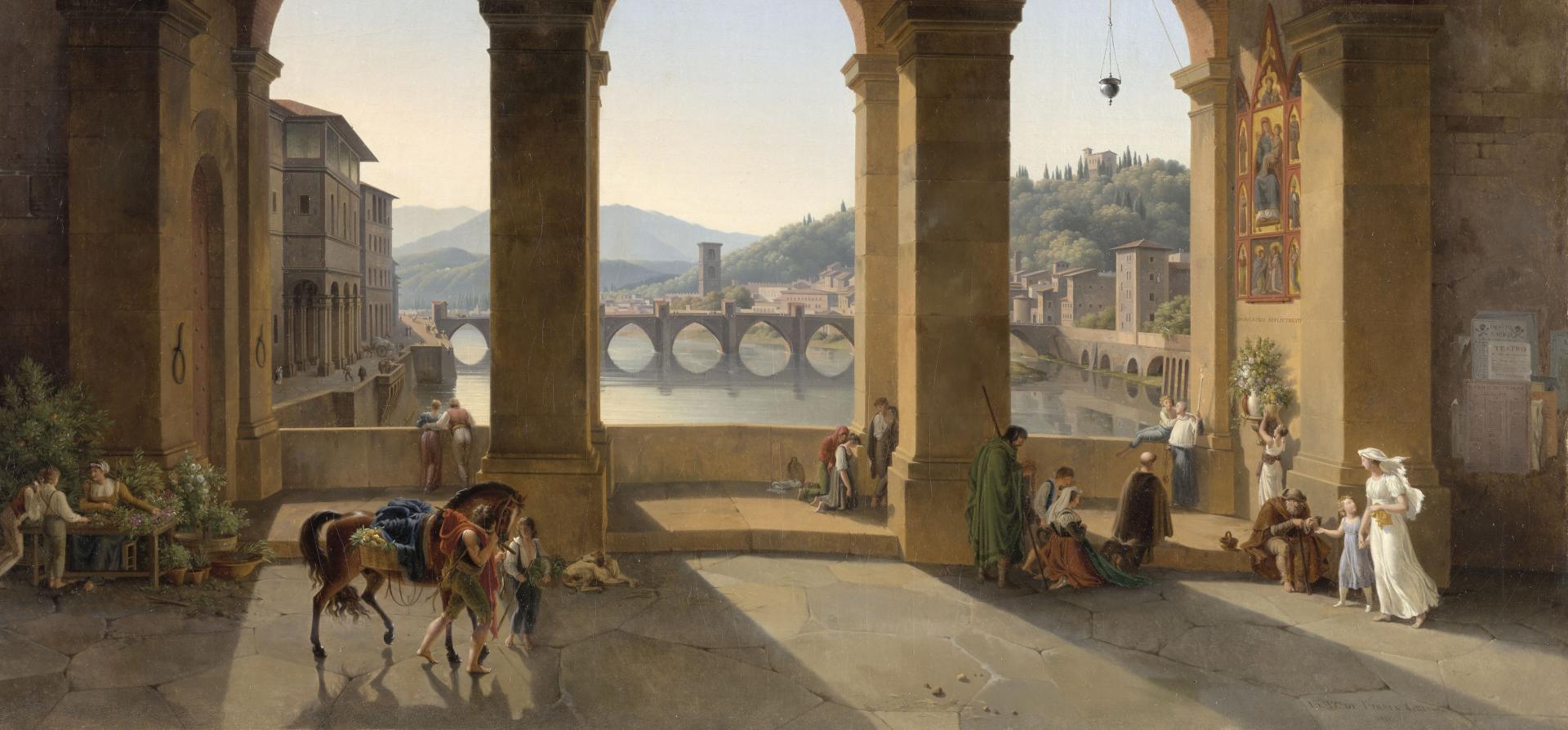 Vue de Florence, Ponte-Vecchio